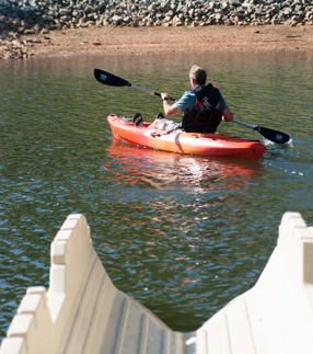 Guy Kayaking