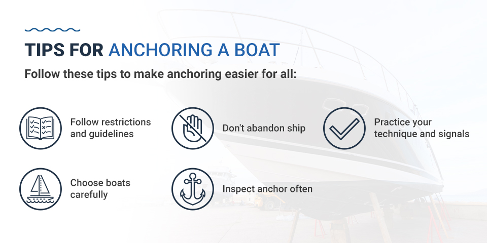 Tips for anchoring a boat