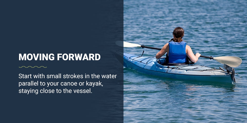 How to move your kayak forward