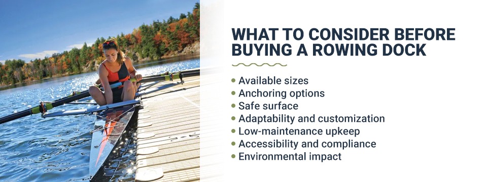 What to consider before buying a rowing dock