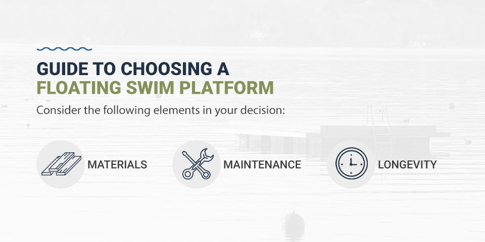 Guide to choosing a floating swim platform