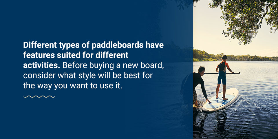 Types of paddleboards 